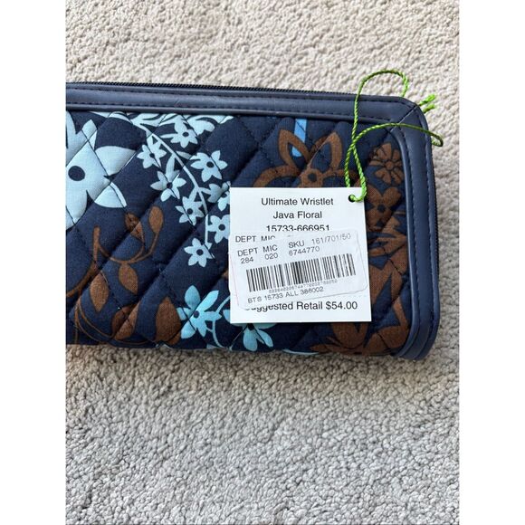 NWT Vera Bradley ultimate wristlet wallet in Java floral, $55 - Picture 5 of 10
